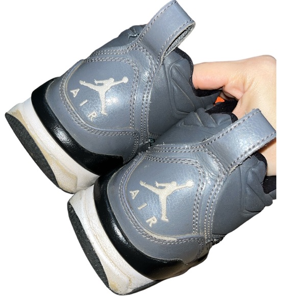 Youth Nike Air Jordan Flight Grey/Black/Teal Sneakers - 6.5Y (Women’s 8) - Picture 6 of 13